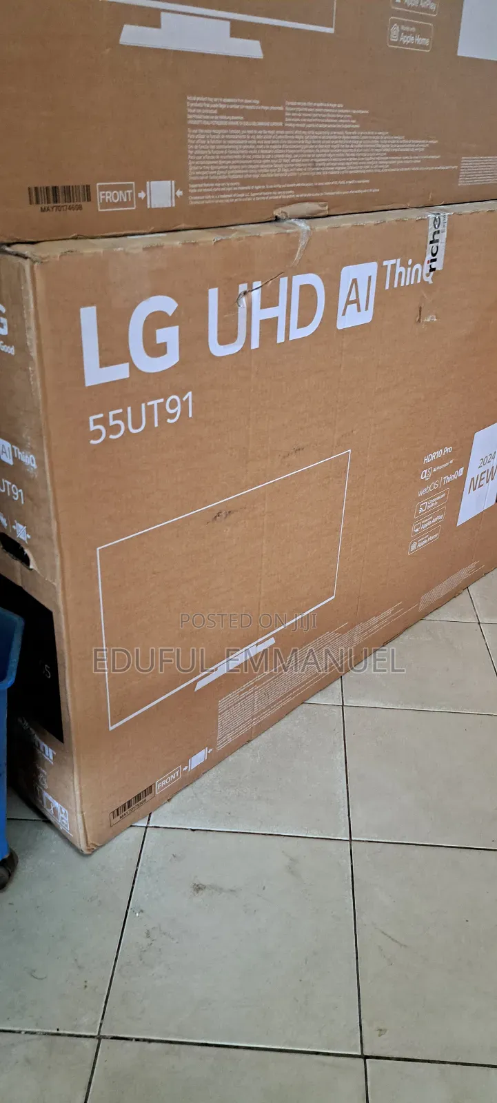 Lg 55" Sleek and Stylish Ut91 Uhd 2024/25 Smart HDR