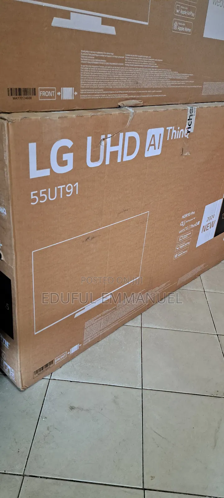 Lg 55" Sleek and Stylish Ut91 Uhd 2024/25 Smart HDR