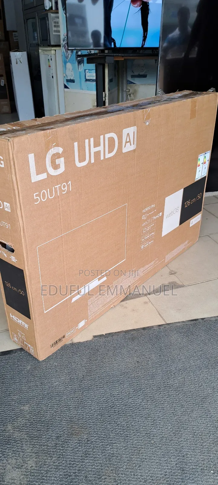 Lg 50" Sleek and Stylish Ut91 2024/25 Uhd Smart Uk Model