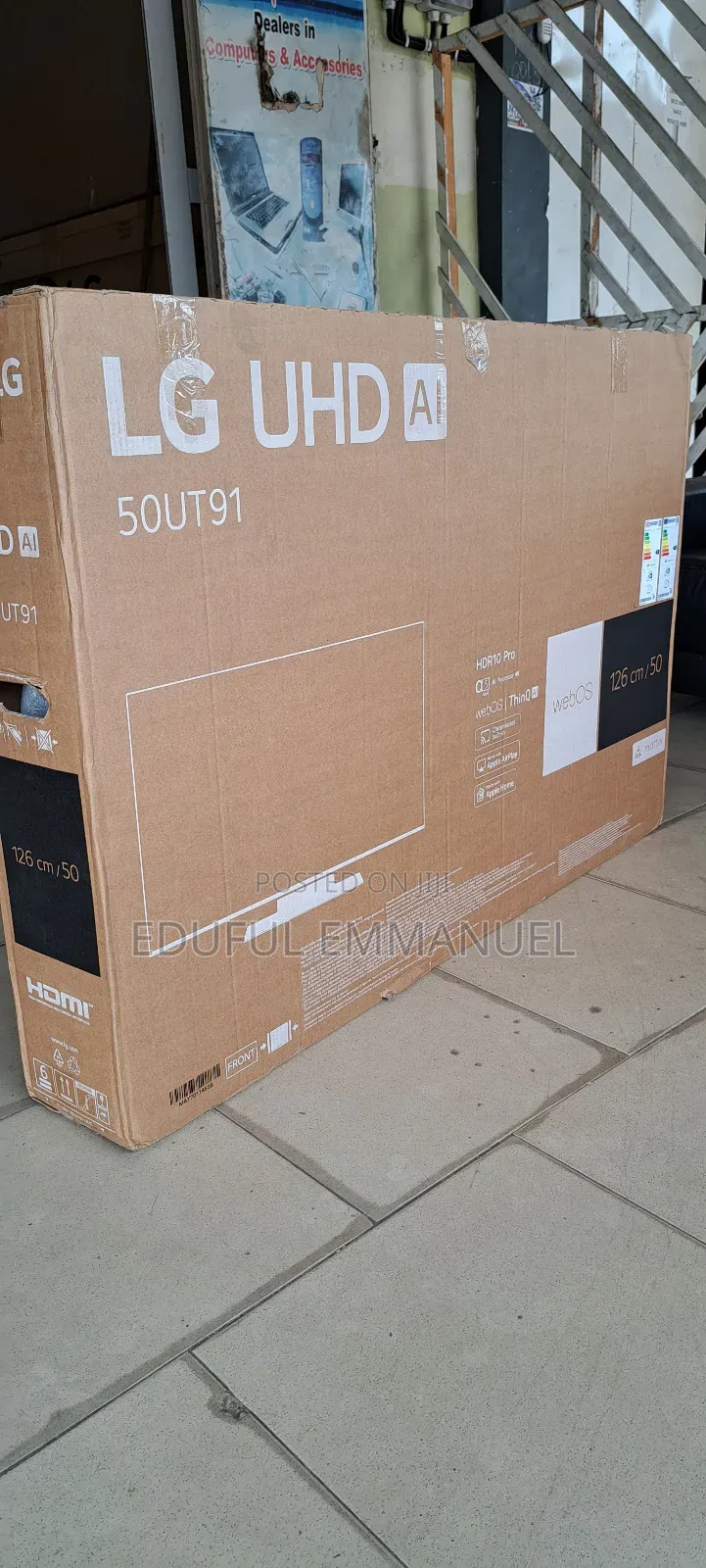 Lg 50" Sleek and Stylish Ut91 2024/25 Uhd Smart Uk Model