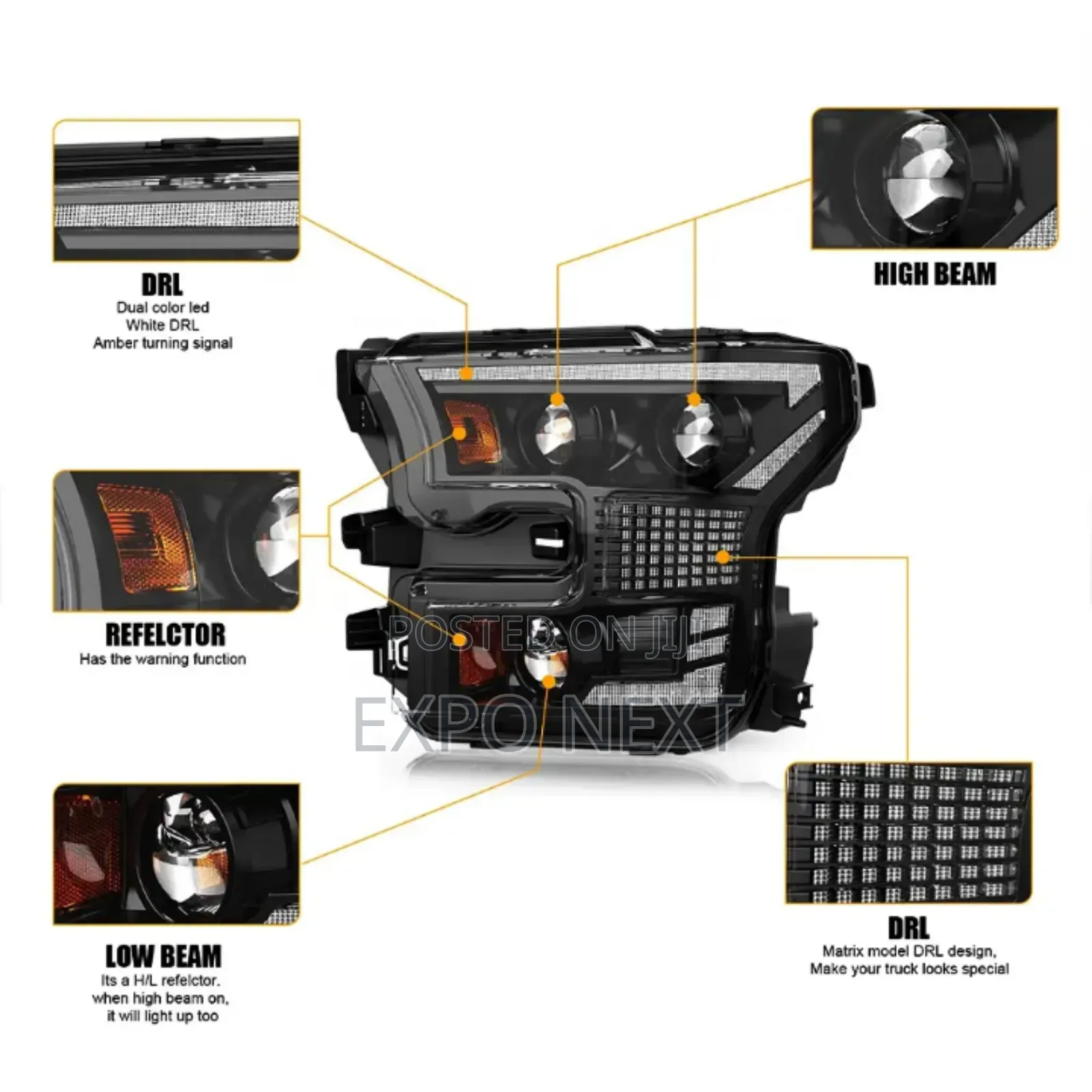 Led F150 Headlight for Ford F150 2015-2017