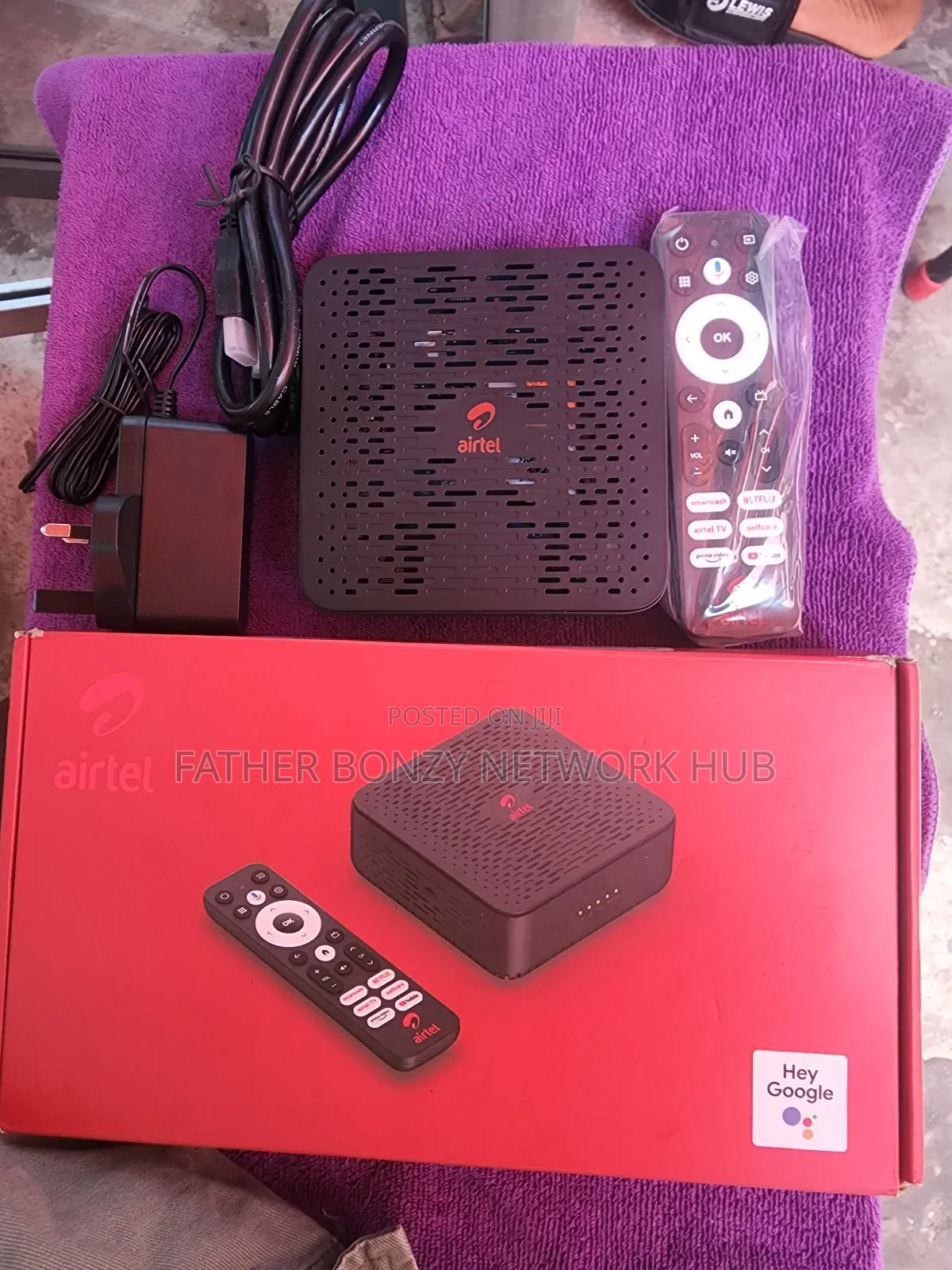 4g Airtel Router With Android Tv Box(Smart Tv Box)