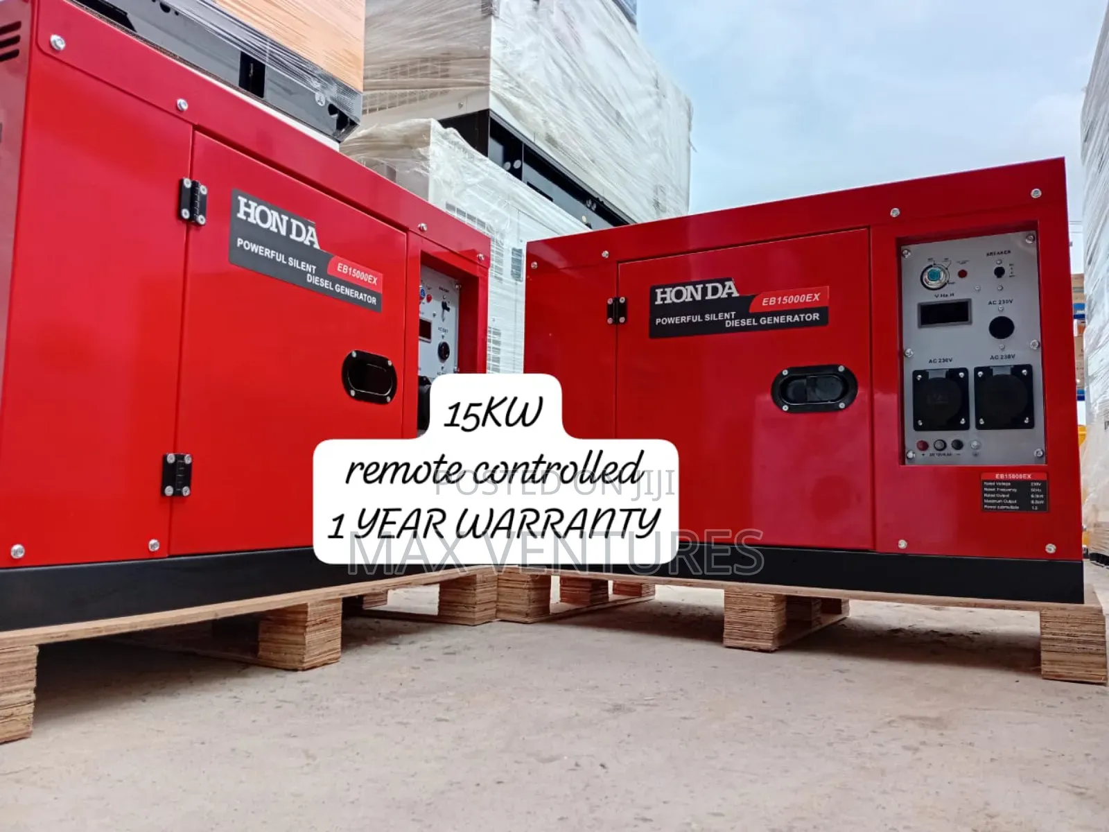 Honda 15kva Ecogenesis Silent Remote Controlled Generator