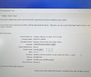 Laptop Dell Latitude 5300 8GB Intel Core I5 SSD 256GB