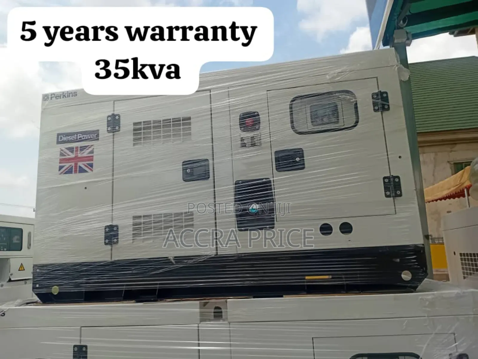 Energy Redefined Perkins Uk 35kva Diesel Genset Push Start