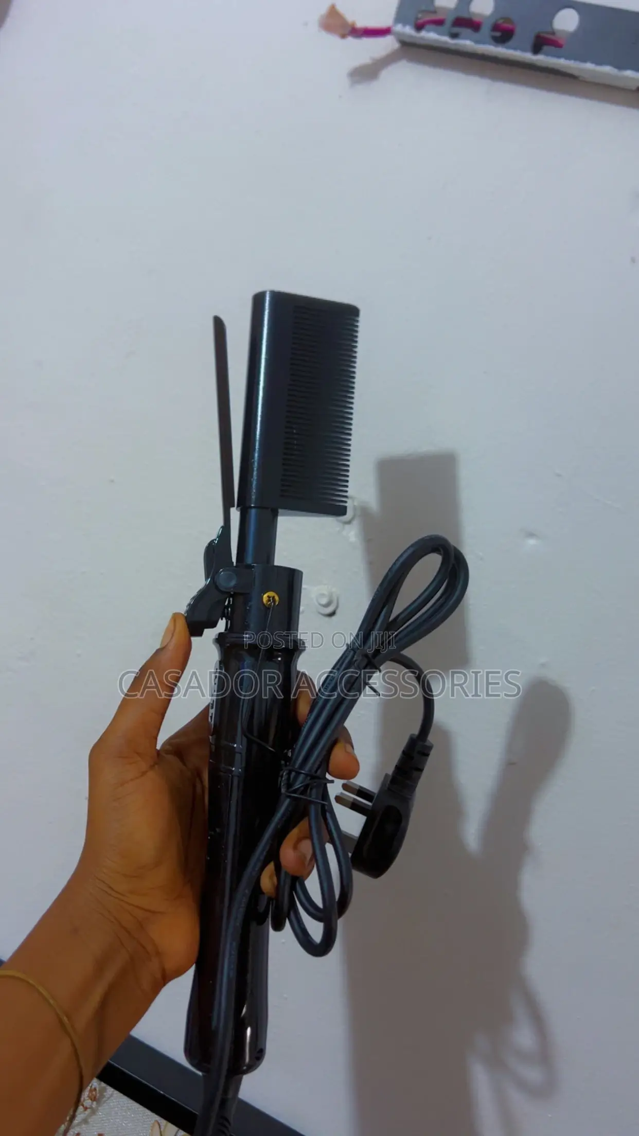 2 in 1 Professional Hot Comb and Hair Curler