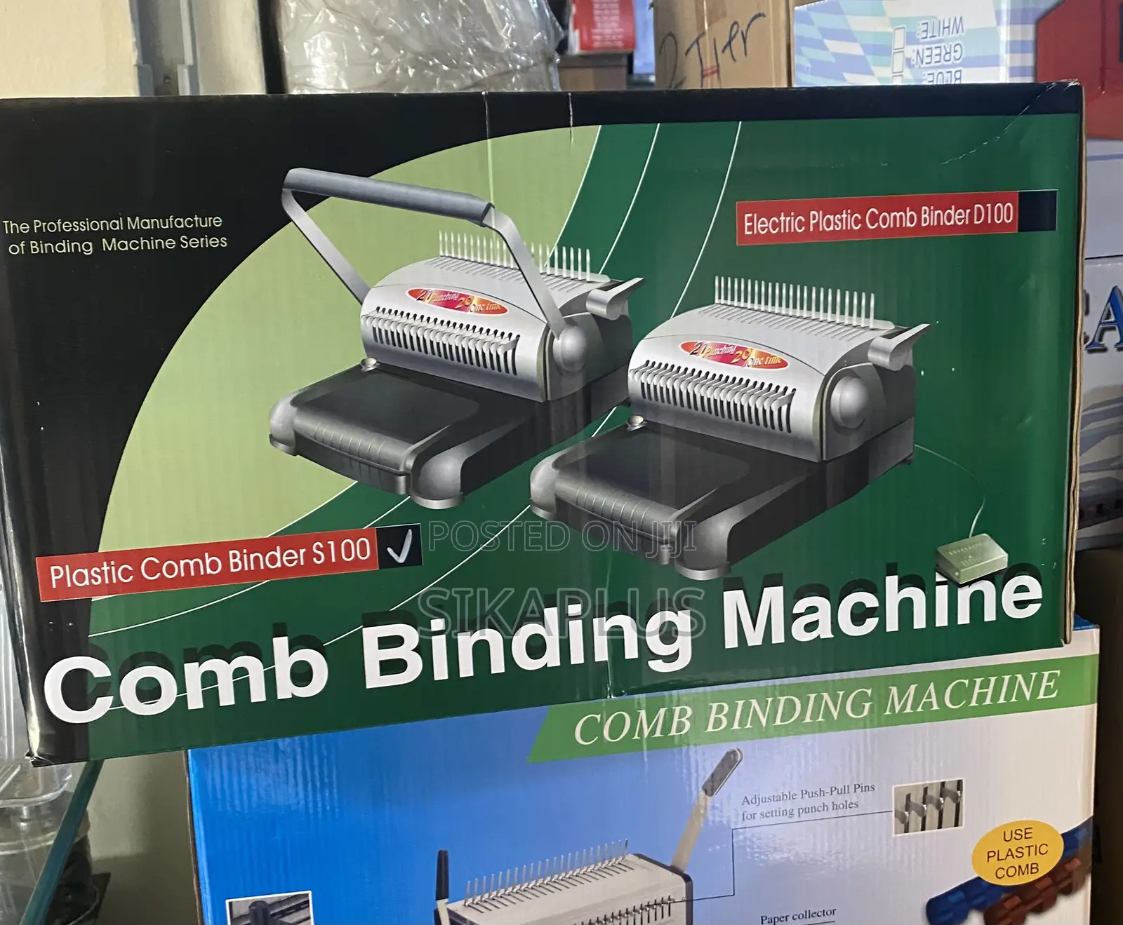 Comb Binding Machine S100