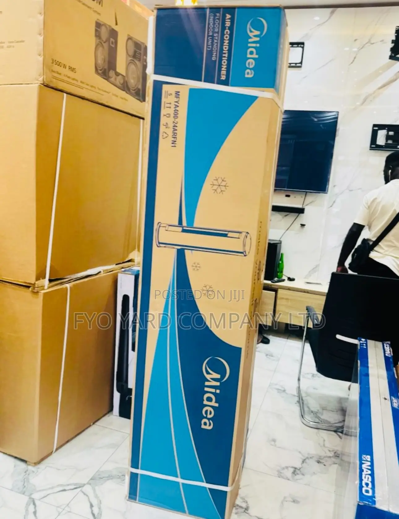 Efficient 2.5hp Floor Standing Midea Air Conditioner Inverte