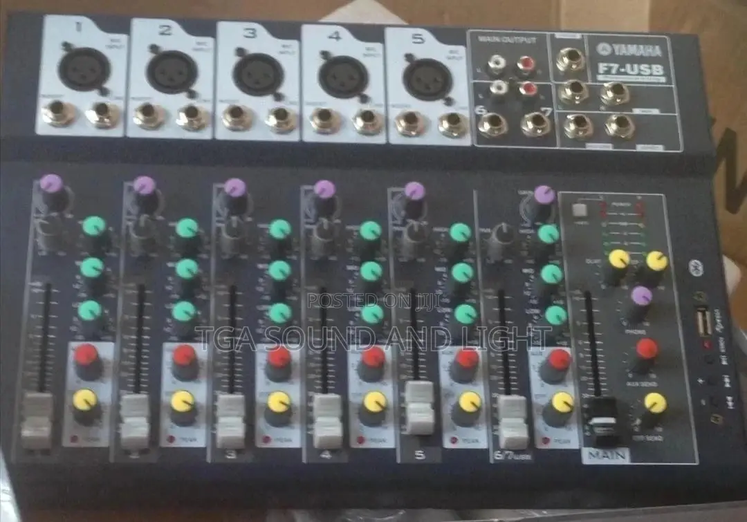 7 Channel USB Mixer