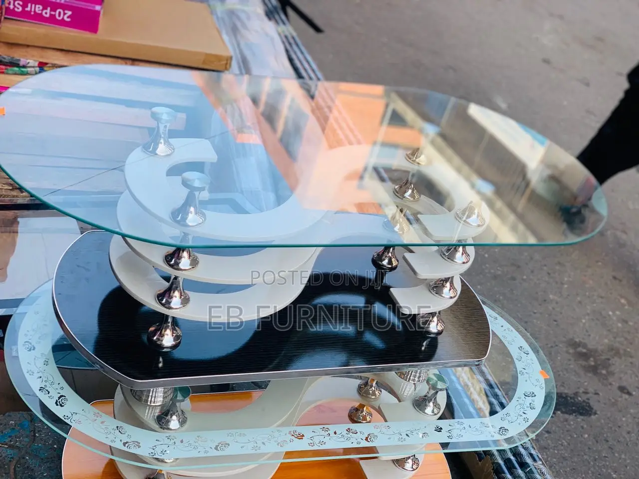 Tempered Glass Center Table
