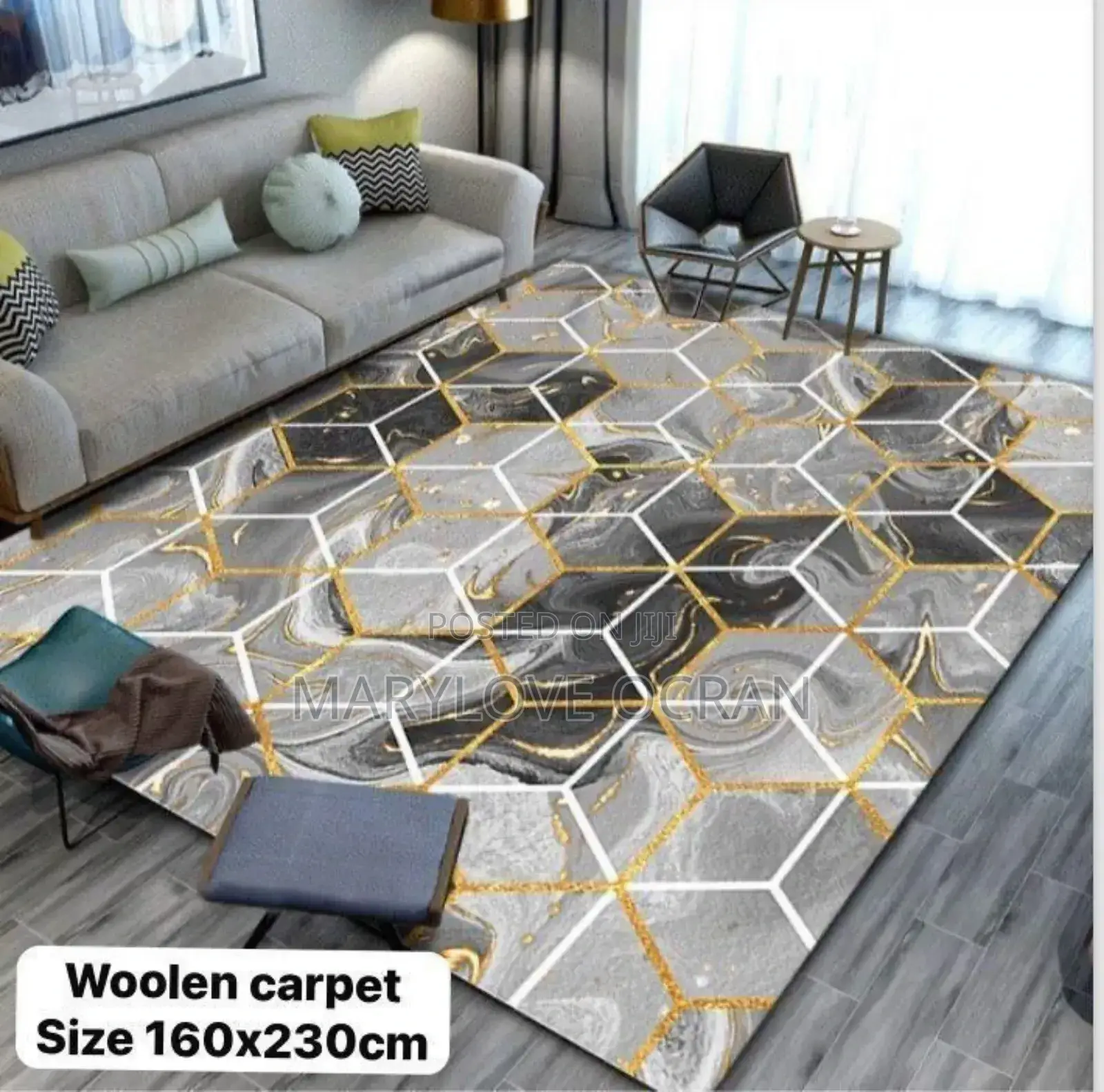 Woolen Centre Carpet(160×230, 200x300cm)