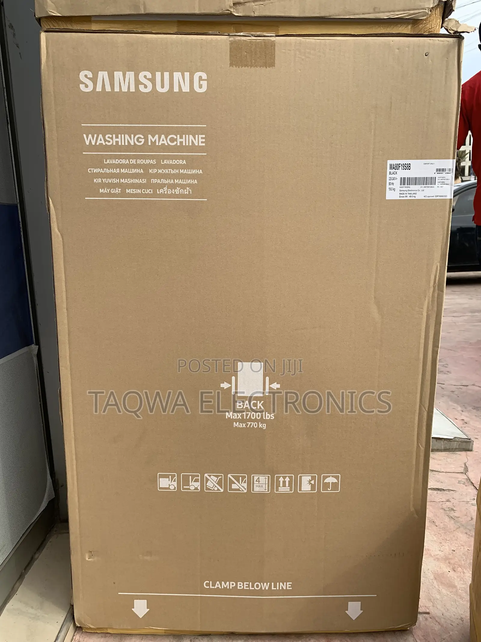 Lager Samsung 19kg Washing Machine