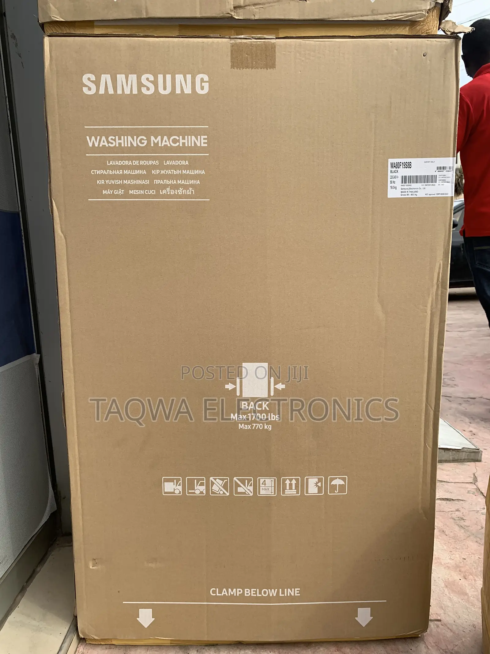 Fully Automatic Samsung 19kg Top Load