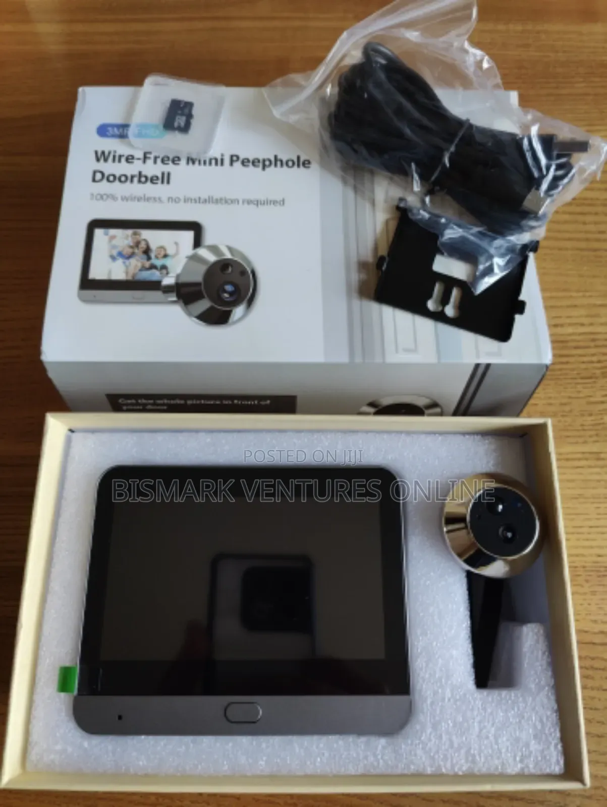 Smart Tuya 3mp Peephole Door Camera Digital Door Viewer