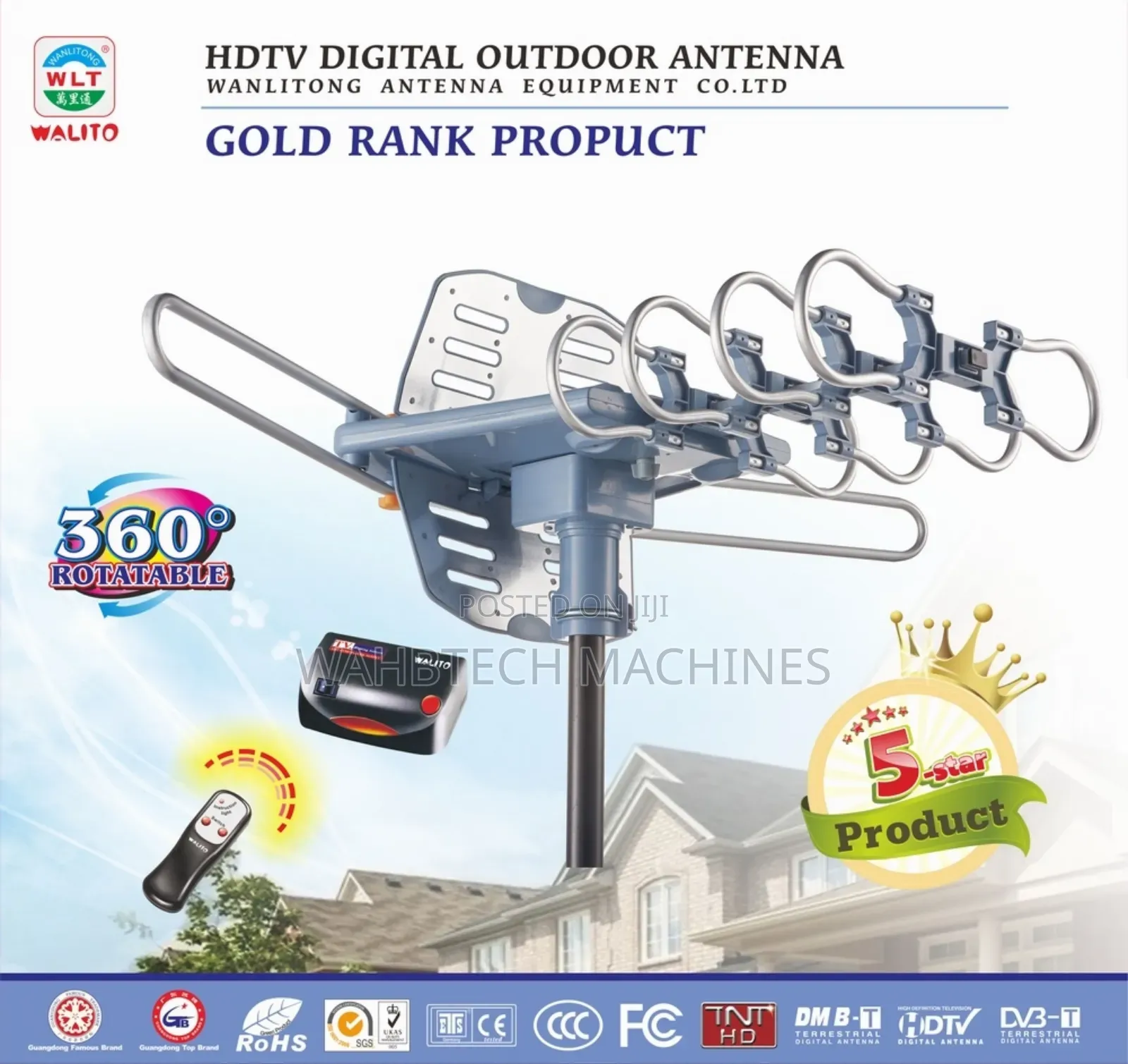 Automatic High Gain Digital Tv Antenna