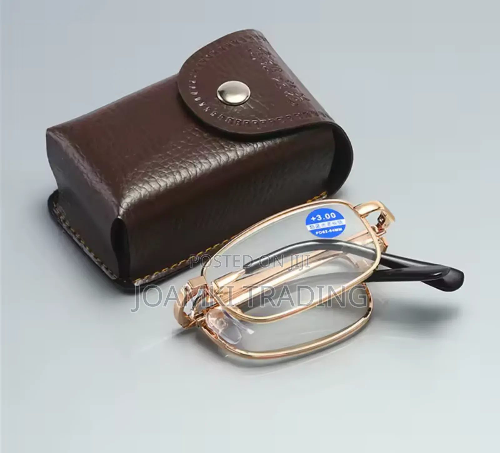 Presbyopia Anti Blue Light Reading, Metal Foldable Glasses.