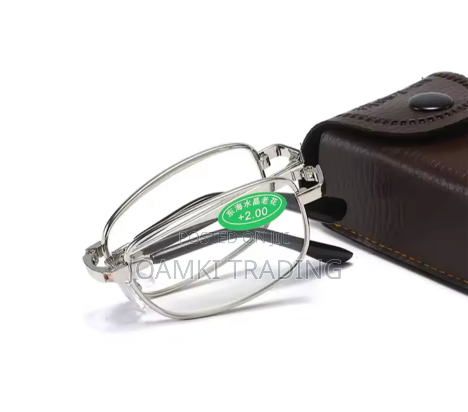 Presbyopia Anti Blue Light Reading, Metal Foldable Glasses.