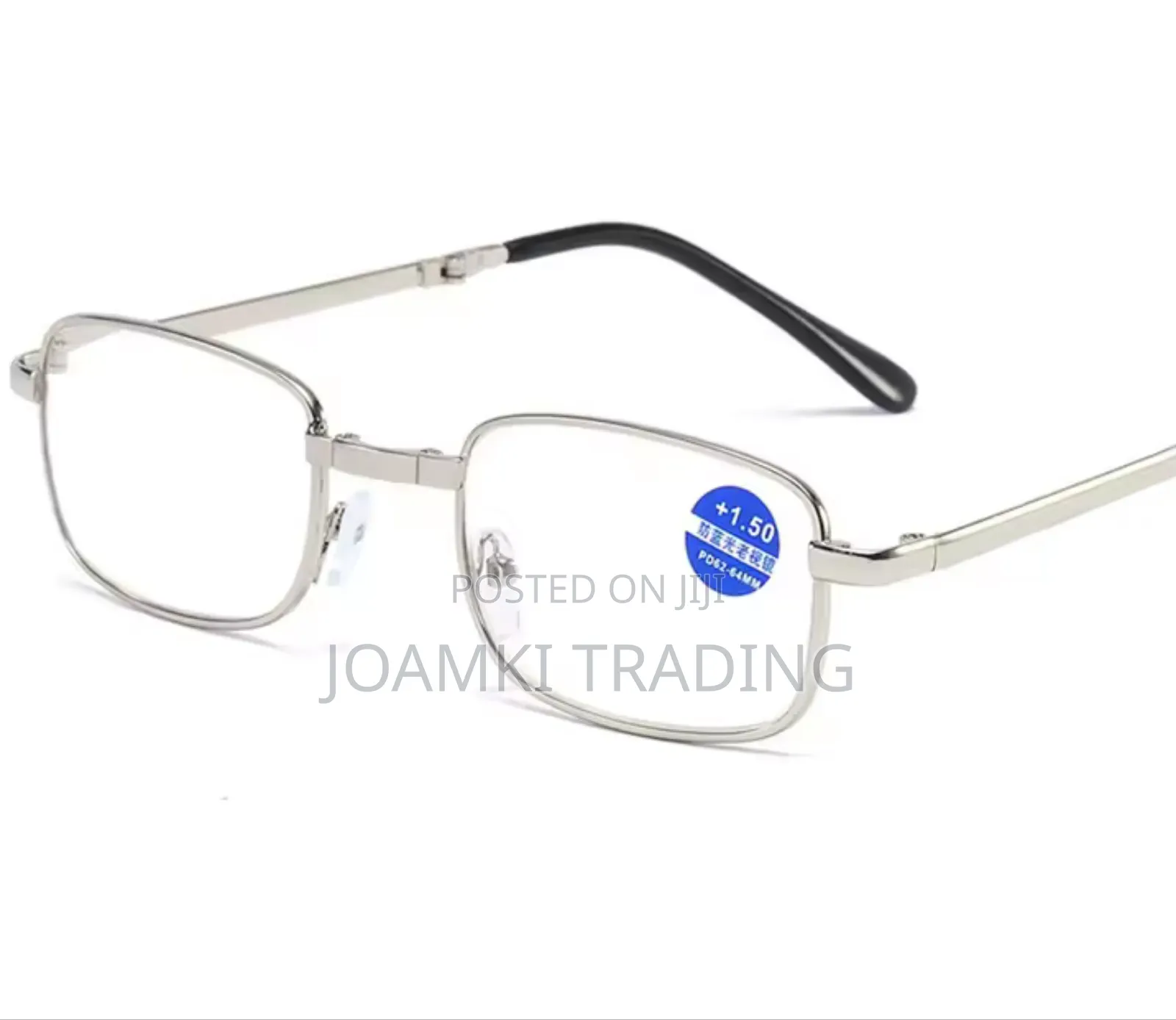 Presbyopia Anti Blue Light Reading, Metal Foldable Glasses.