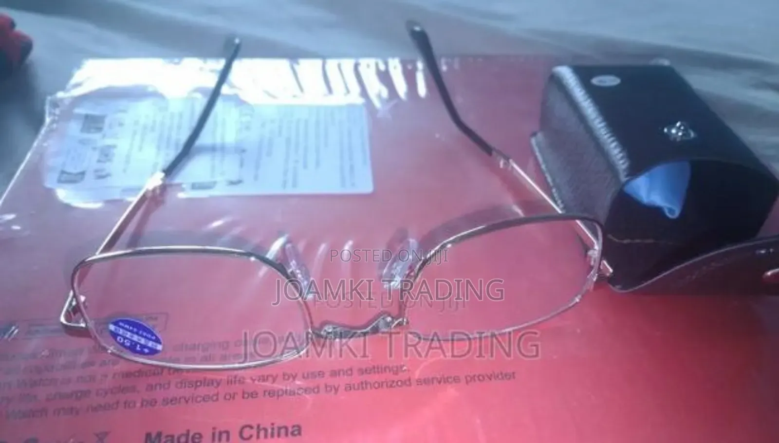 Presbyopia Anti Blue Light Reading, Metal Foldable Glasses.
