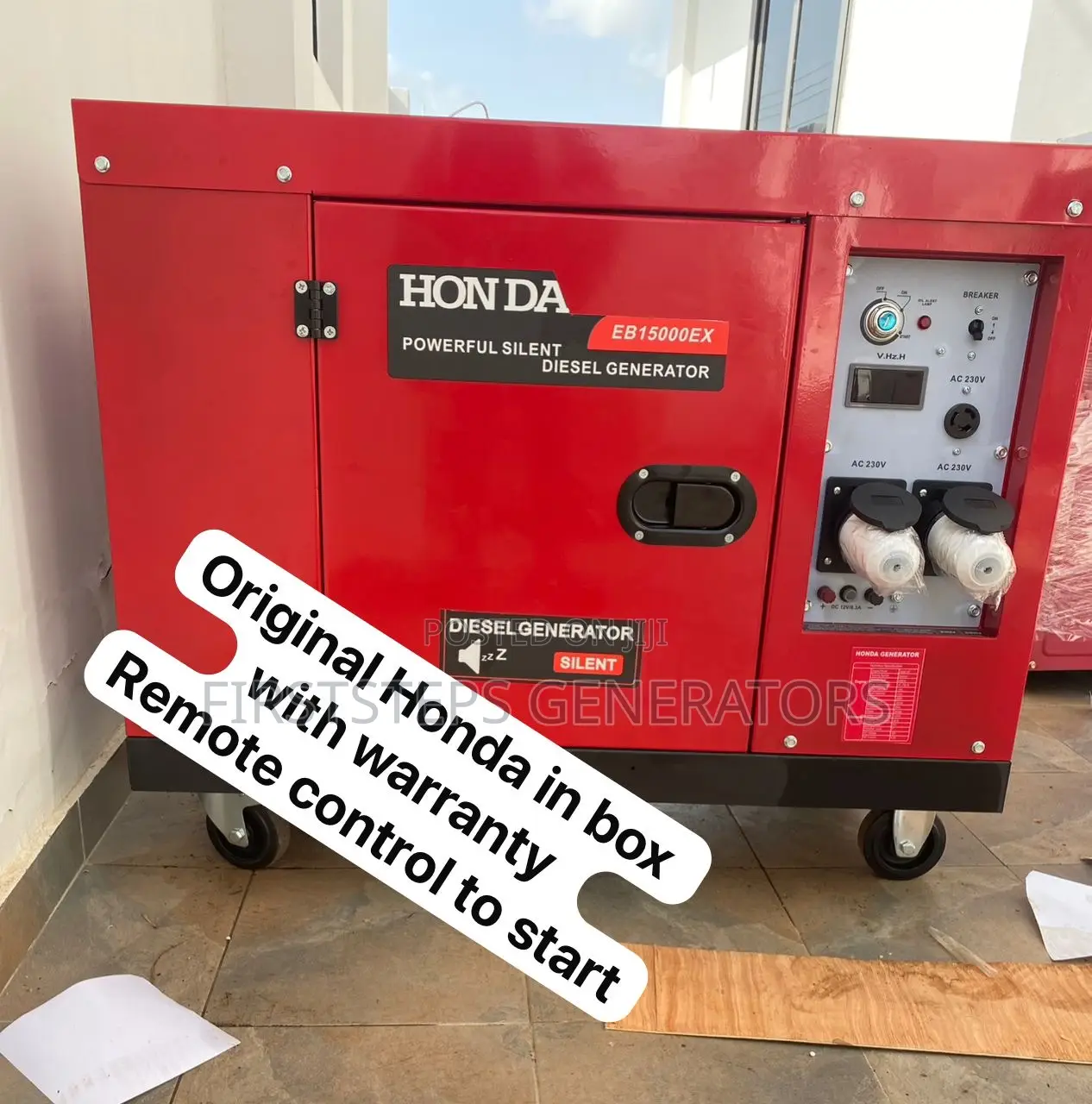 Remote Control Starter Silent Origina 15kva Generator Diesel
