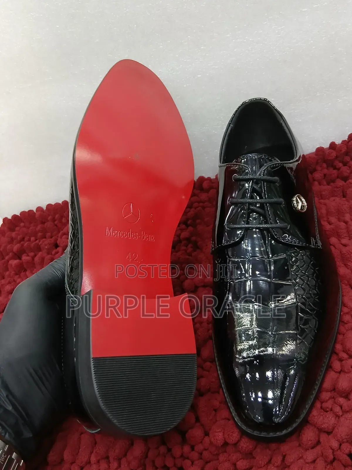 Classy Mercedes Black Men's Formal Footwear