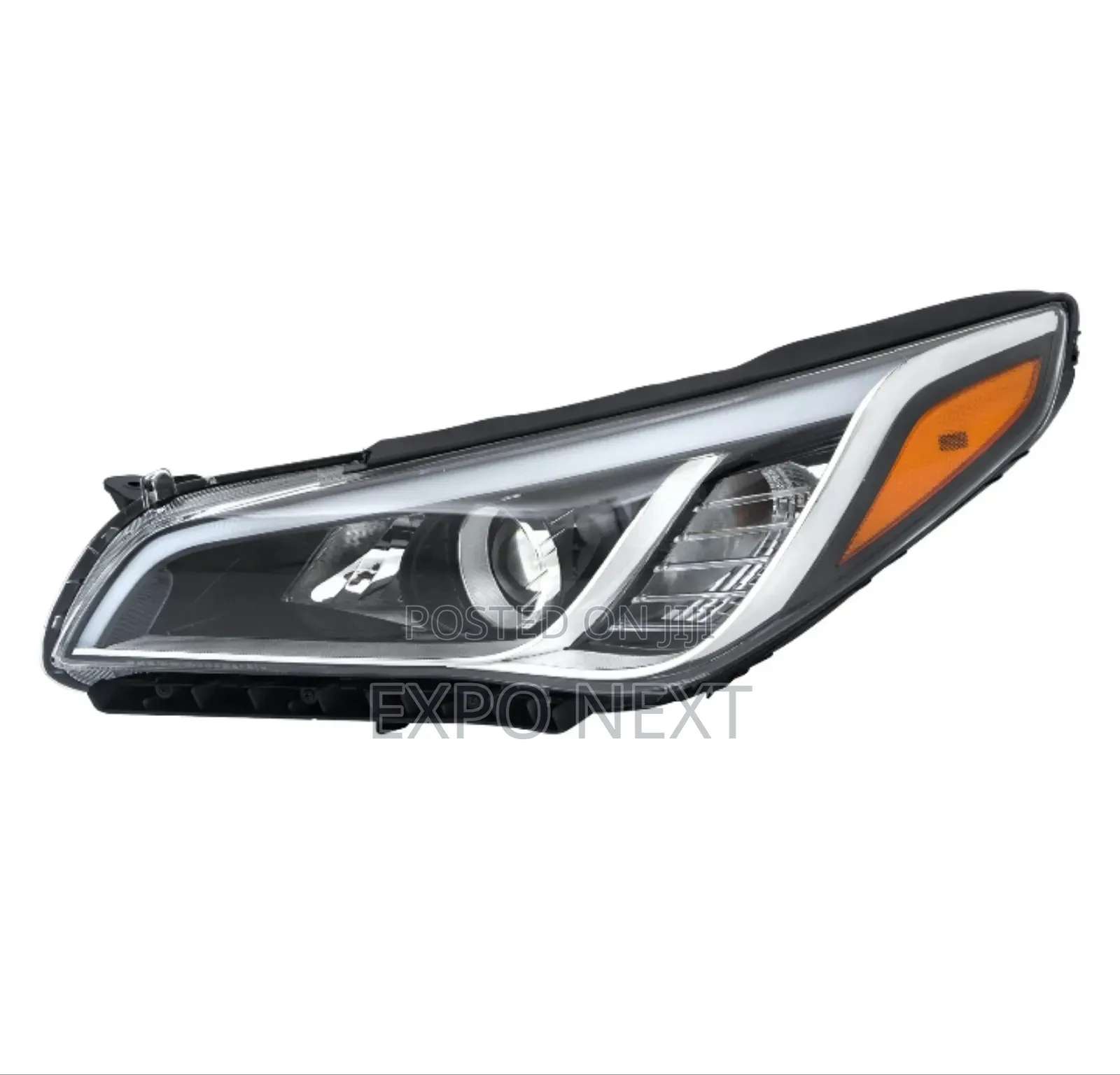 Pair Headlights Assembly For 2015-2017 Hyundai Sonata