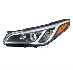 Pair Headlights Assembly For 2015-2017 Hyundai Sonata