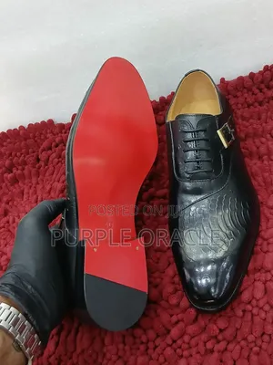 Versace Black Oxford Shoes for Men