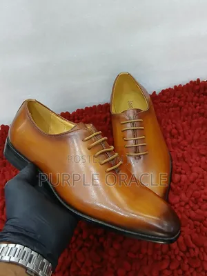 Magnanni Brown Leather Derby Shoes