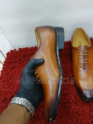 Magnanni Brown Leather Derby Shoes
