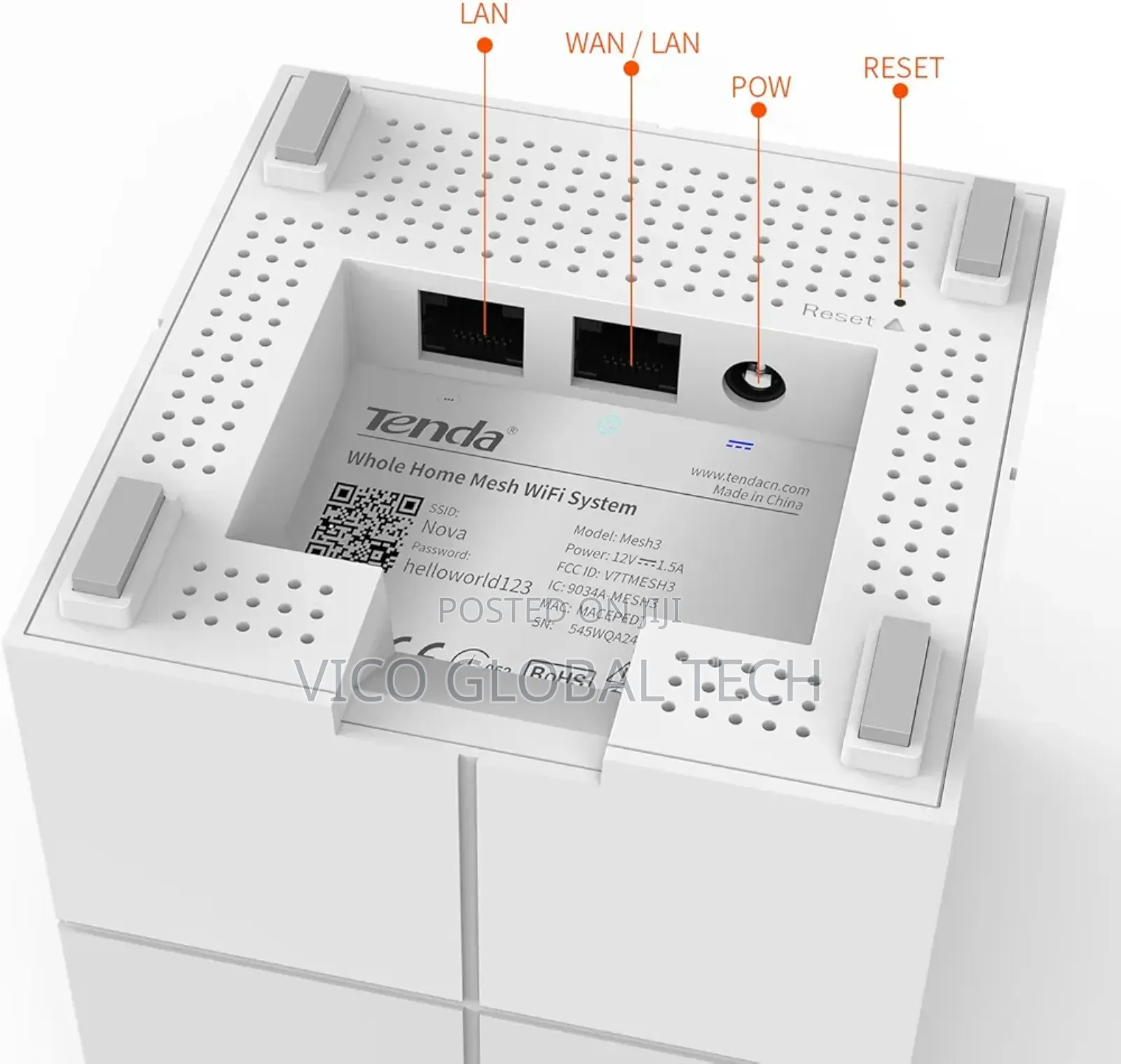 Tenda Nova Mw6 Whole Home Mesh Wifi System