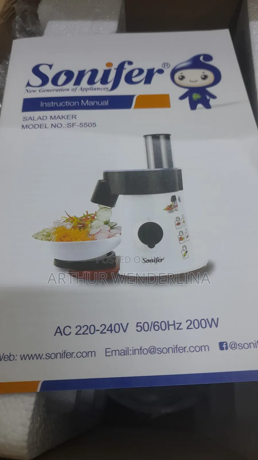 Sonifer Salad Maker