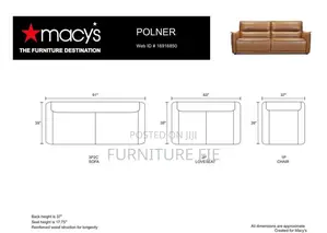 Polner 6pcs (Sofa, Love Seat, Chair) Living Room Set. Macy’S