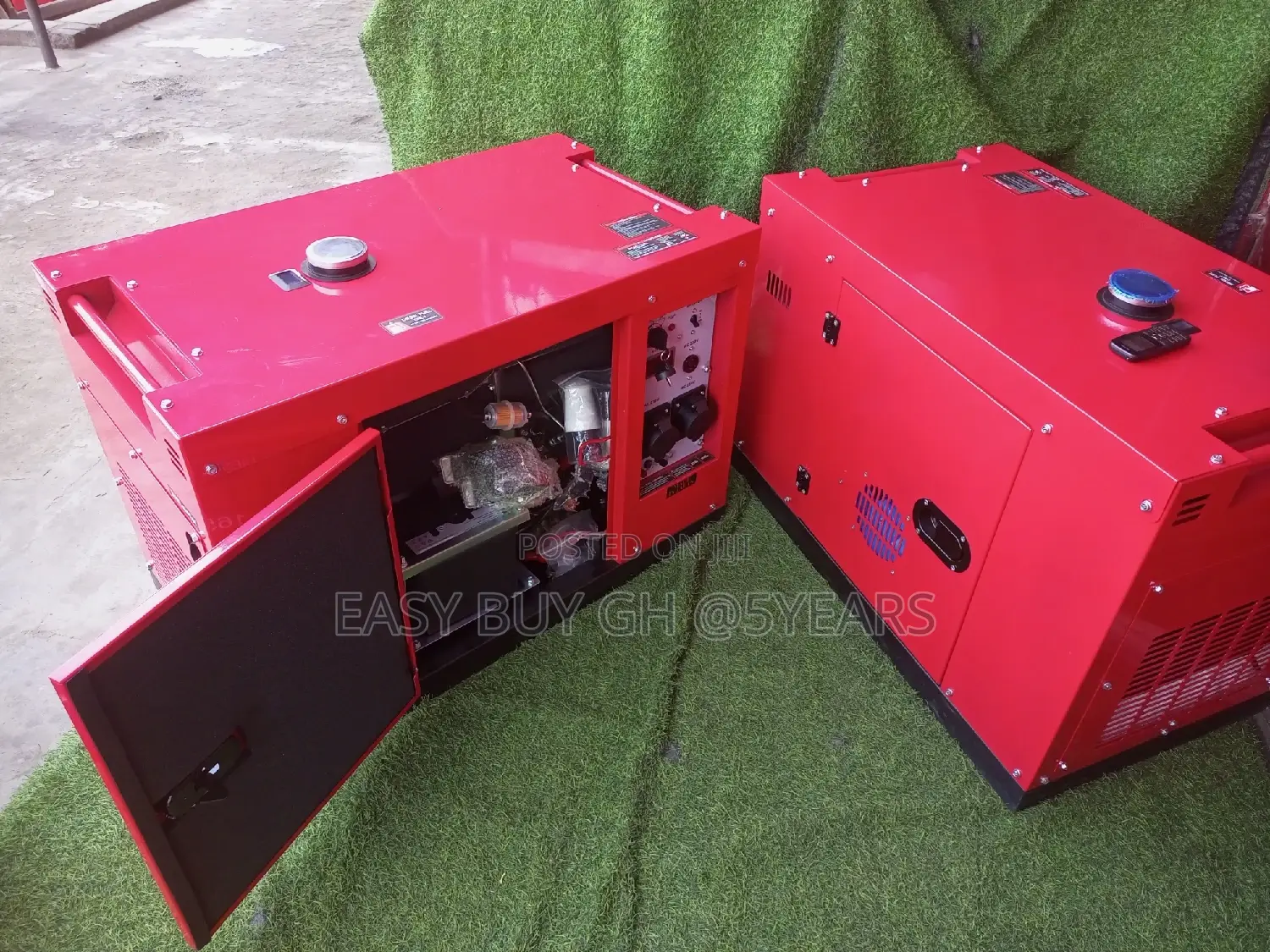 Front and Back View of 15kva Honda Diesel Generator Geneset