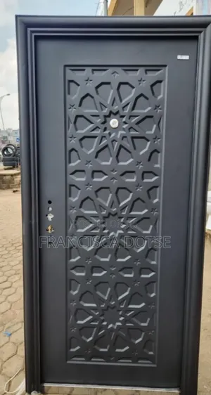 Black Rough Door Single