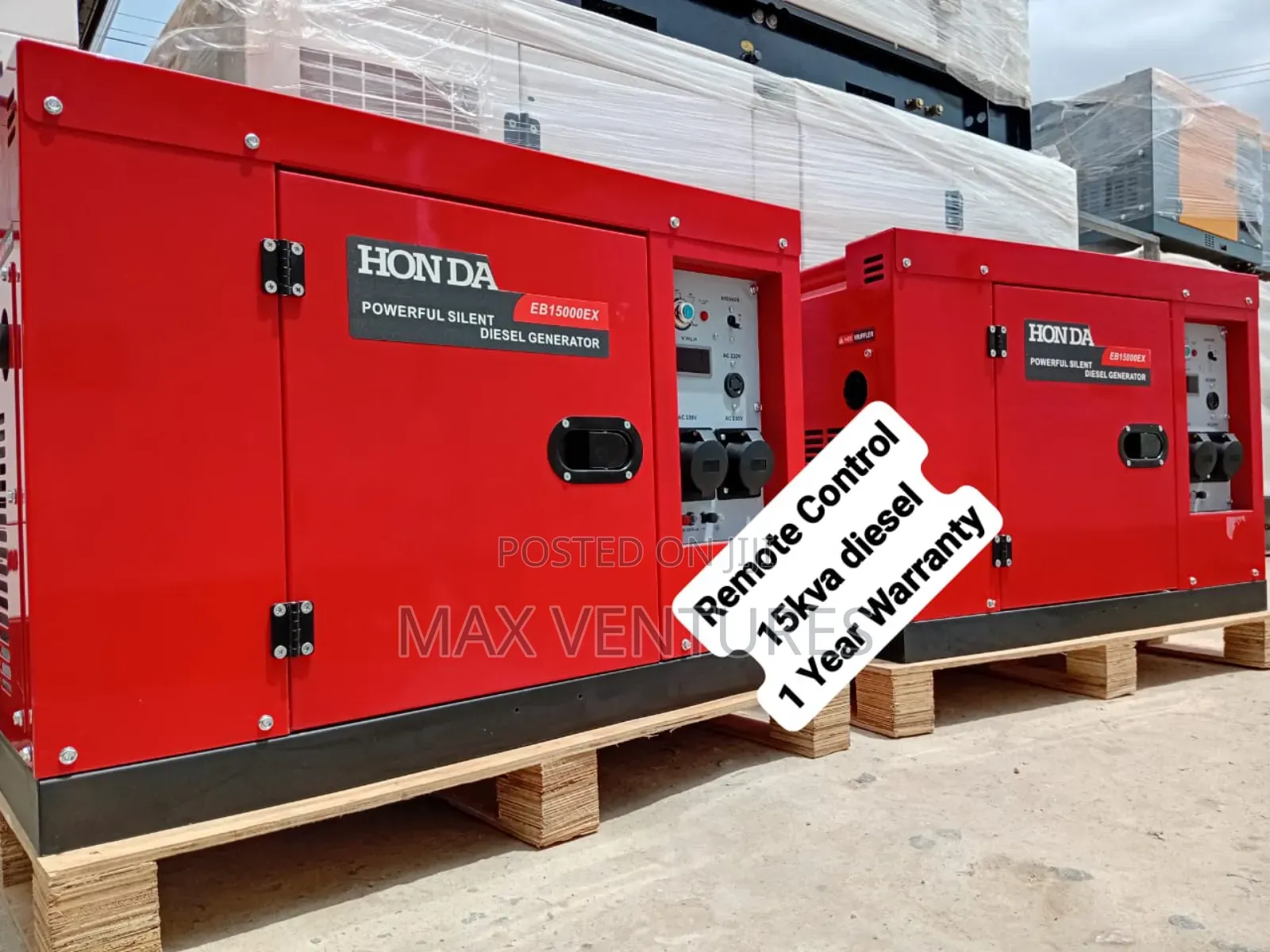 Honda 15kva Diesel Powered Genset Power With Precision