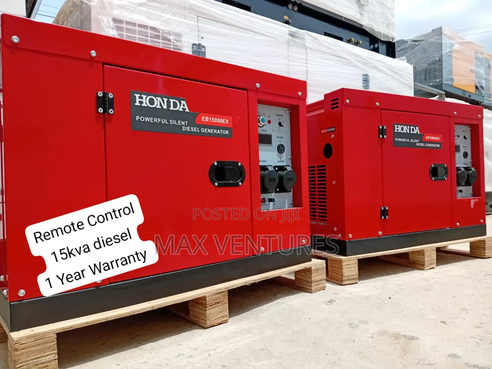 Honda 15kva Diesel Powered Generator Power Supply With Poise