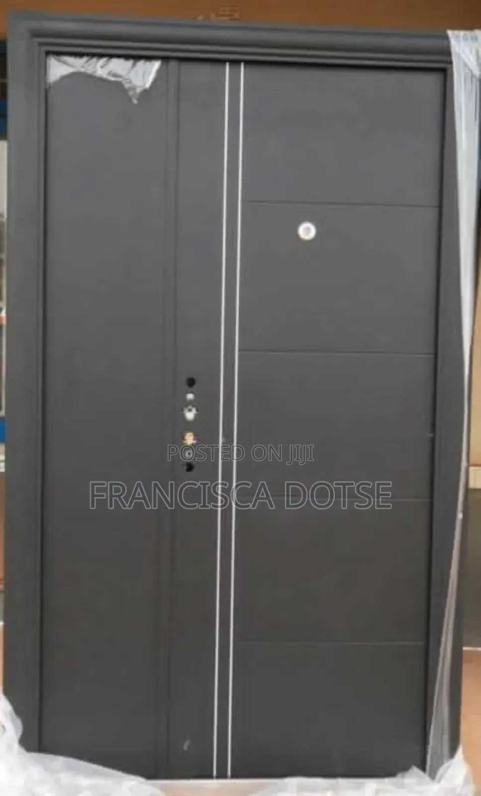 Black Steel Door Door 11⁄2 and Accessories
