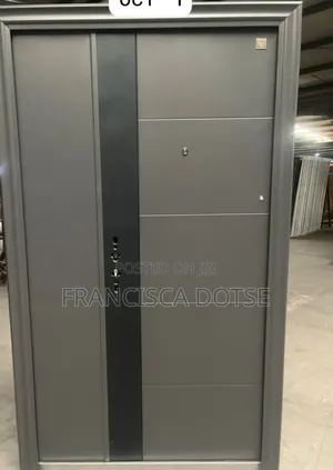 Gray Color Door One and Half