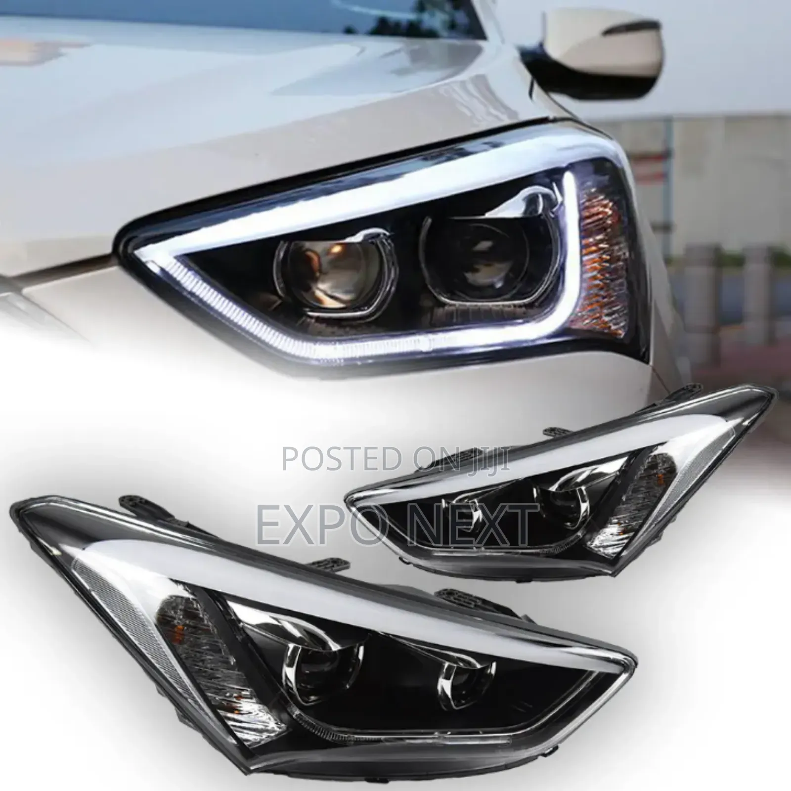 Hyundai Santa Fe Head Light Led For 2013-2016 Depo Original