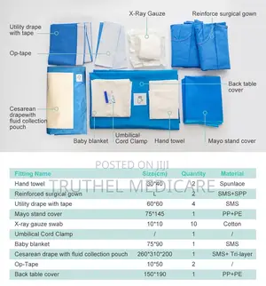 Sterile Ceaserian Pack Set - Cs Pack