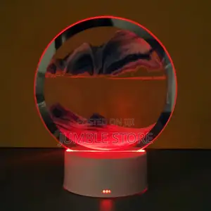6color Led Flowing Sand Table Lamp