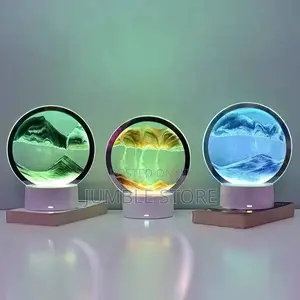 6color Led Flowing Sand Table Lamp