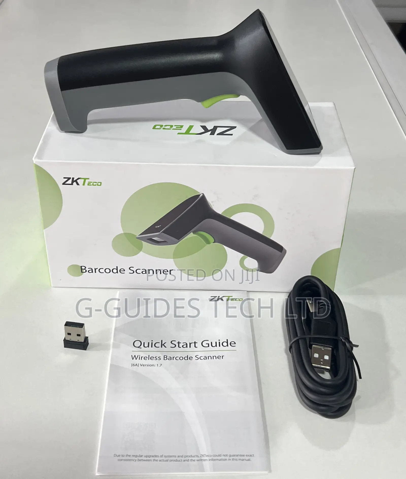 Zkteco 1d Wireless Barcode Scanner Handheld Zkb103s