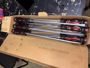 10” and 12” Flat Screwdrivers.