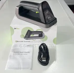 Zkteco 1d/2d Wireless Barcode and Qr Code Scanner With Base ZKB-203s
