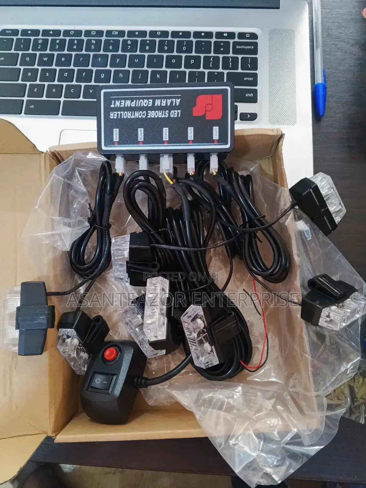 Police Light Flashing 8 in One
