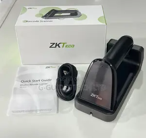 Zkteco 1d Wireless Barcode Scanner Handheld With Base Zkb106s