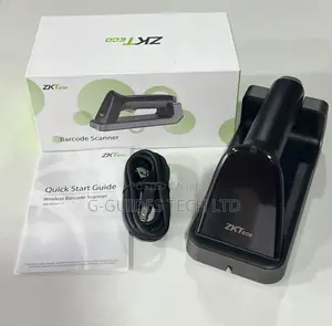 Zkteco 1d Wireless Barcode Scanner Handheld With Base Zkb106s