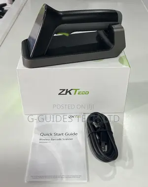 Zkteco 1d Wireless Barcode Scanner Handheld With Base Zkb106s